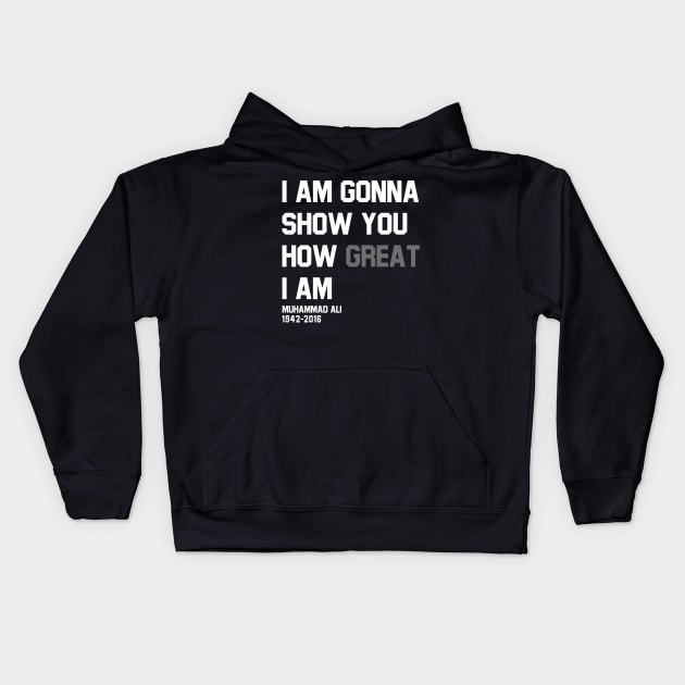 muhammad ali quotes Kids Hoodie by ilvms